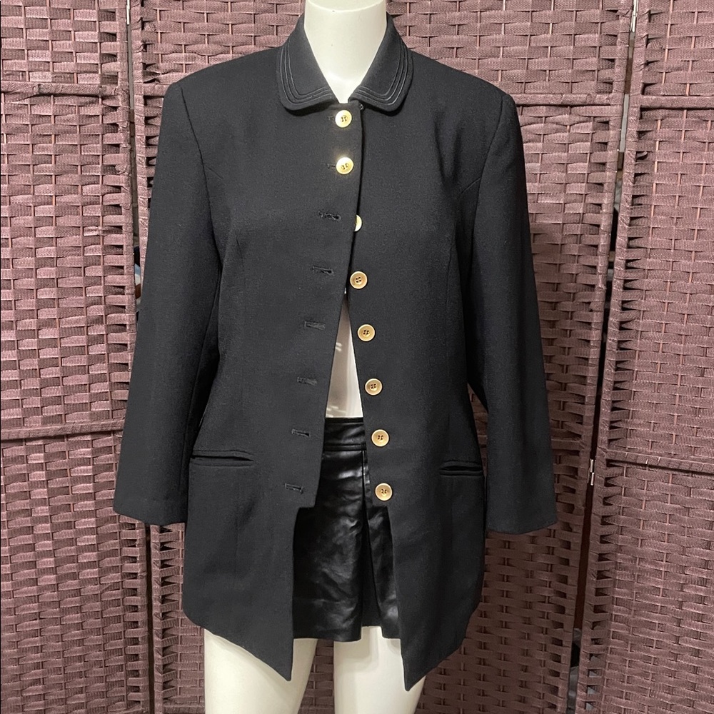 Vintage Amanda Smith Pure Wool Blazer Jacket sz 10